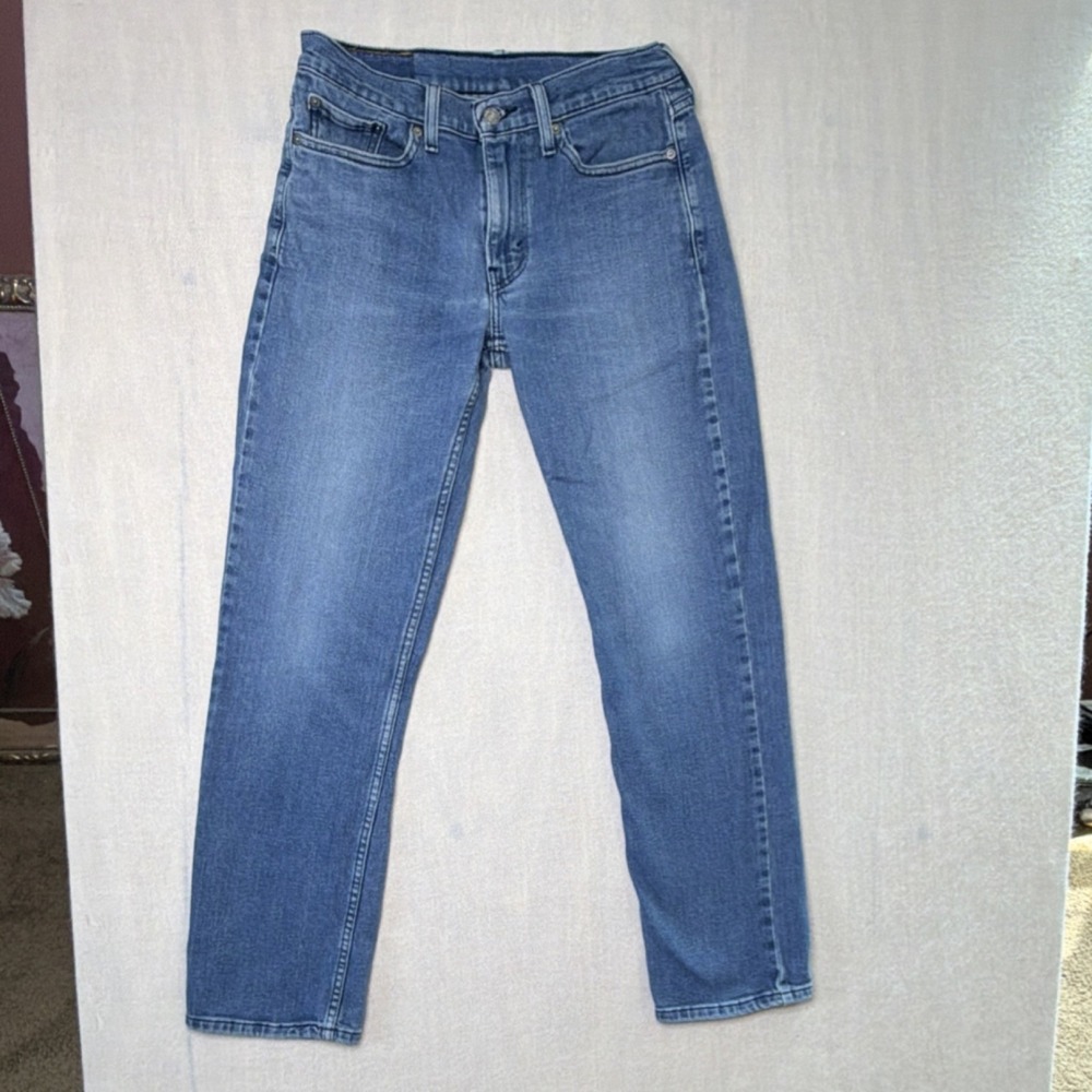 Levi's Men's 514 Series Slim Fit Stretch Blue Medium Wash 5-Pocket Jeans